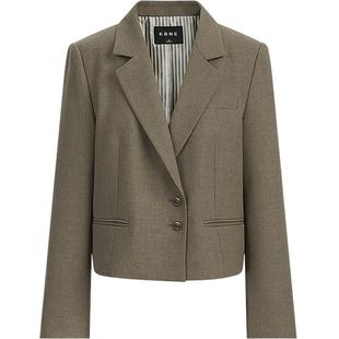 KBNE2026春季新款休闲西装外套女小个子气质上衣通勤短款西服外套