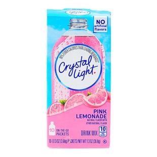 美国进口Crystal Light维他命饮料粉果汁多种口味柠檬冲饮好喝