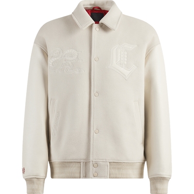 CHINISM赤尘刺绣棒球夹克男