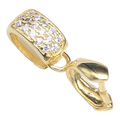 瓜子扣diy翡翠银镀18k金工艺配件