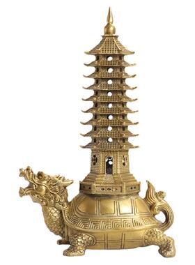 铜文昌塔9层桌面摆件书房文昌位
