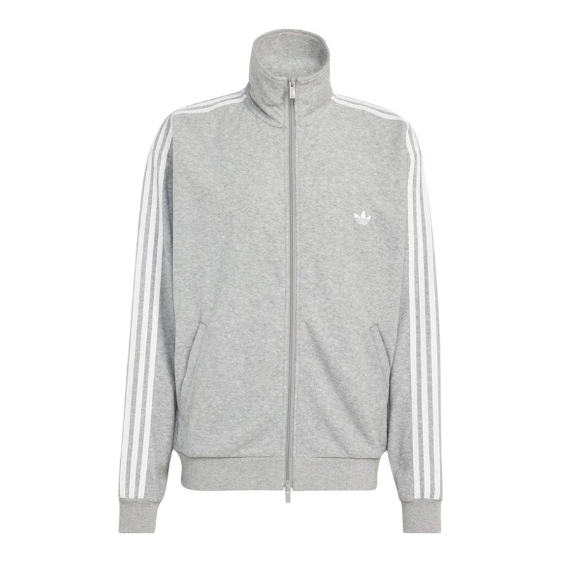 Adidas三叶草男女2026冬新款灰色休闲运动外套夹克 LC8149 LC8150