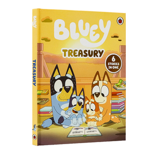 小蓝狗布鲁伊故事集六合一 英文原版绘本 Bluey Treasury  亲子共读启蒙故事书 宝成长陪伴读物 儿童情绪管理启蒙书 3-6岁睡前故事