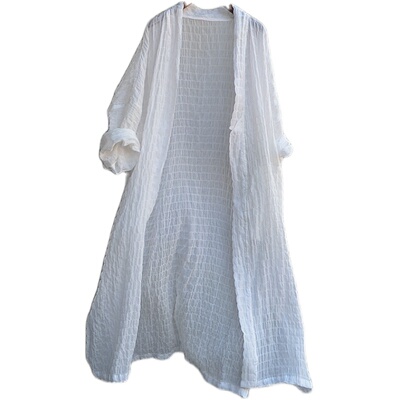 三世一木无领长袖时尚流行原创