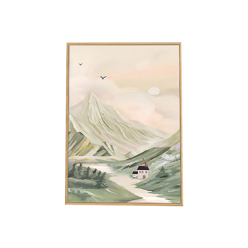 客厅卧室北欧日出温馨摆画装饰画