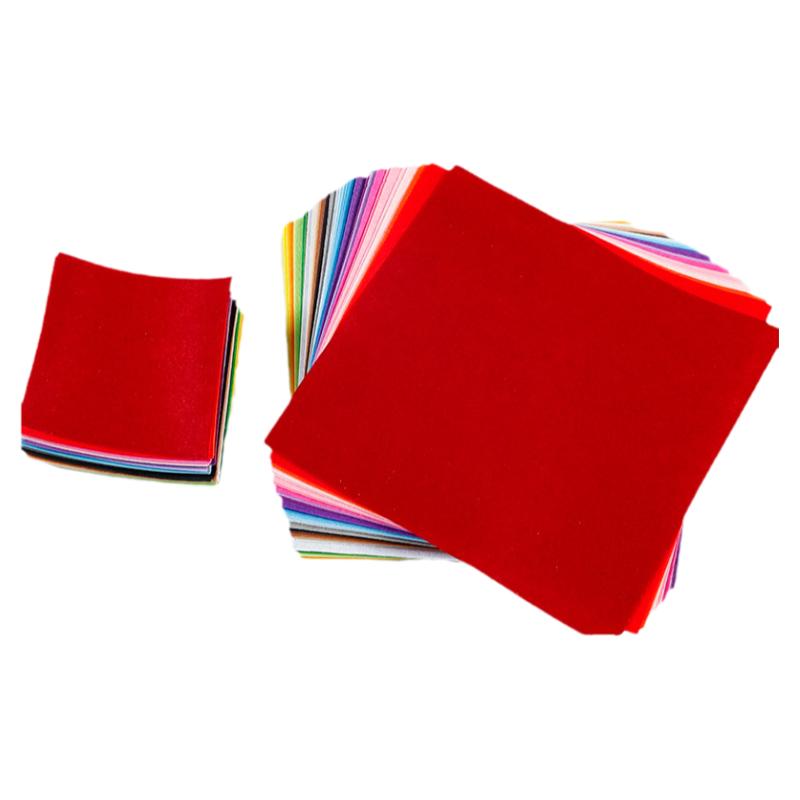 40色套装 幼儿园手工DIY材料布料 不织布无纺布羊毛毡布面料材料