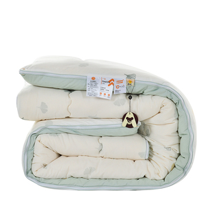 特价蚕丝大豆纤维子母被二合一拉链款棉被芯四季通用加厚保暖冬被