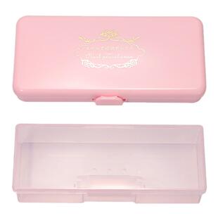 美甲工具收纳盒大容量打磨搓条放美甲笔收纳盒子笔筒透明整理盒