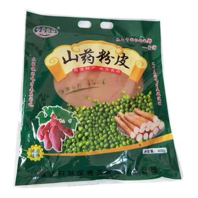山东菏泽特产润杰定陶山药粉皮400克装传统工艺拍四赠1袋红薯粉皮