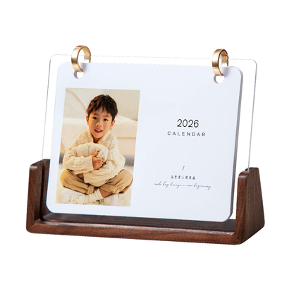 2026年新款台历定制宝宝照片高端