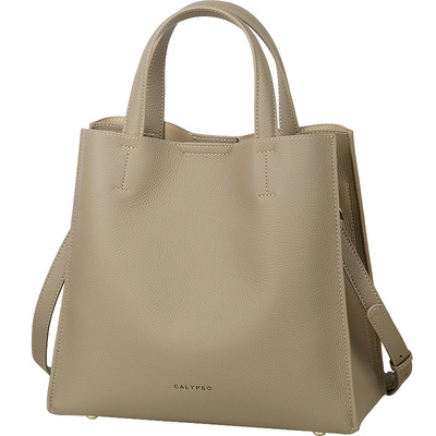 calypso头层牛皮大容量托特包