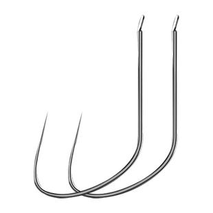 改良竞技狼牙鱼钩散装进口无倒刺黑坑偷驴不跑鱼细条专用鲤鲫鱼钩
