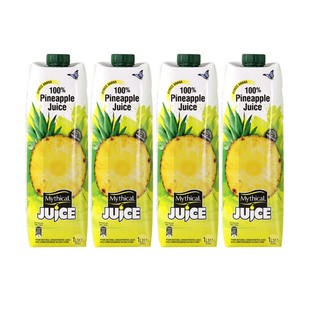 希腊原装进口米修斯菠萝汁1L*4瓶果汁酒席饮料凤梨汁调酒菠萝美式