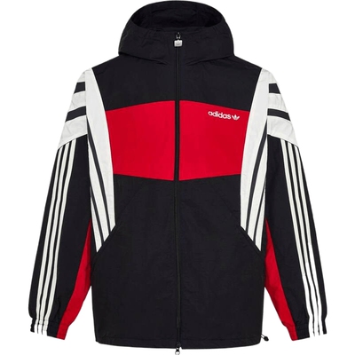 adidas阿迪达斯三叶草男子连帽梭织运动健身夹克外套KW4809