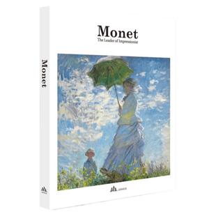 品图正版英文原版 莫奈素描手绘手稿作品集Monet莫奈艺术画册印象派大师艺术图画册Monet莫奈作品集手绘插画书籍 款封面封面随机发