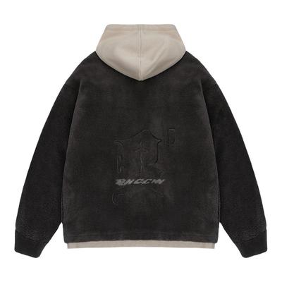 BJHG羊羔绒棉衣外套假两件棉服潮