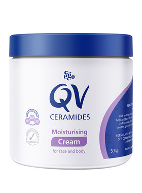 QV三重神经酰胺屏障修护润肤霜滋润报审舒缓肌肤屏障500g