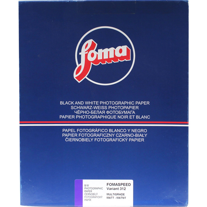 捷克福马Fomaspeed RC 8x10寸涂塑银盐放大可变反差相纸光面 绒面