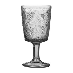 复古网红酒杯高颜值树叶高脚杯红酒杯绿色玻璃杯水杯香槟杯饮料杯