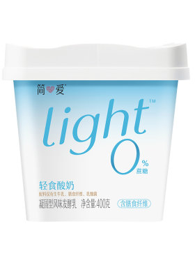 【奚梦瑶推荐酸奶】简爱light轻食酸奶0%/4%蔗糖 酸奶碗
