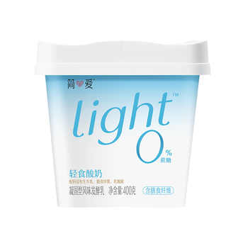 【奚梦瑶推荐酸奶】简爱light轻食酸奶0%/4%蔗糖 酸奶碗券后49.2元包邮