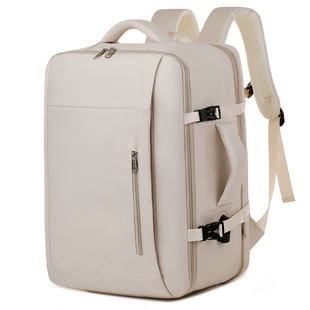 可扩容双肩包超大容量书包商务出差背包旅行包带鞋仓笔记本电脑包