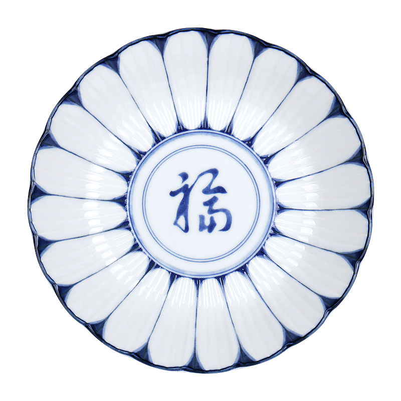 日本进口复古风可微波陶瓷餐盘