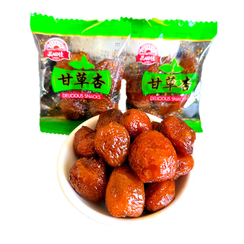 品田佳甘草杏吊干杏蜜饯果脯