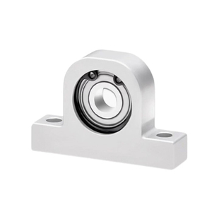 P型立式轴承座组件铝合金支撑固定座光轴导向轴支座T型带座轴承