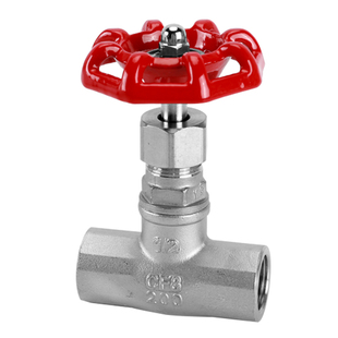 304不锈钢截止阀内丝ZG丝扣管道节流阀门水开关螺纹加厚4分6分1寸