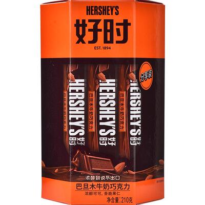 好时排块巧克力糖果进口