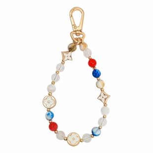 适用于lv capucines包包挂件speedy四叶草珍珠挂饰高端女手机挂链