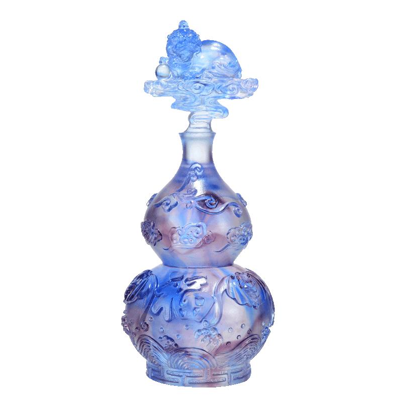 闯隆琉璃葫芦福禄装饰工艺品摆件