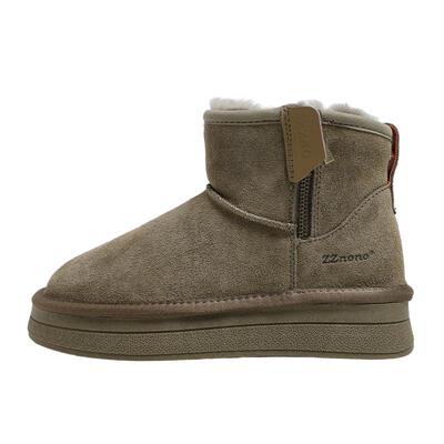 冬季新款全羊毛内里短筒雪地靴