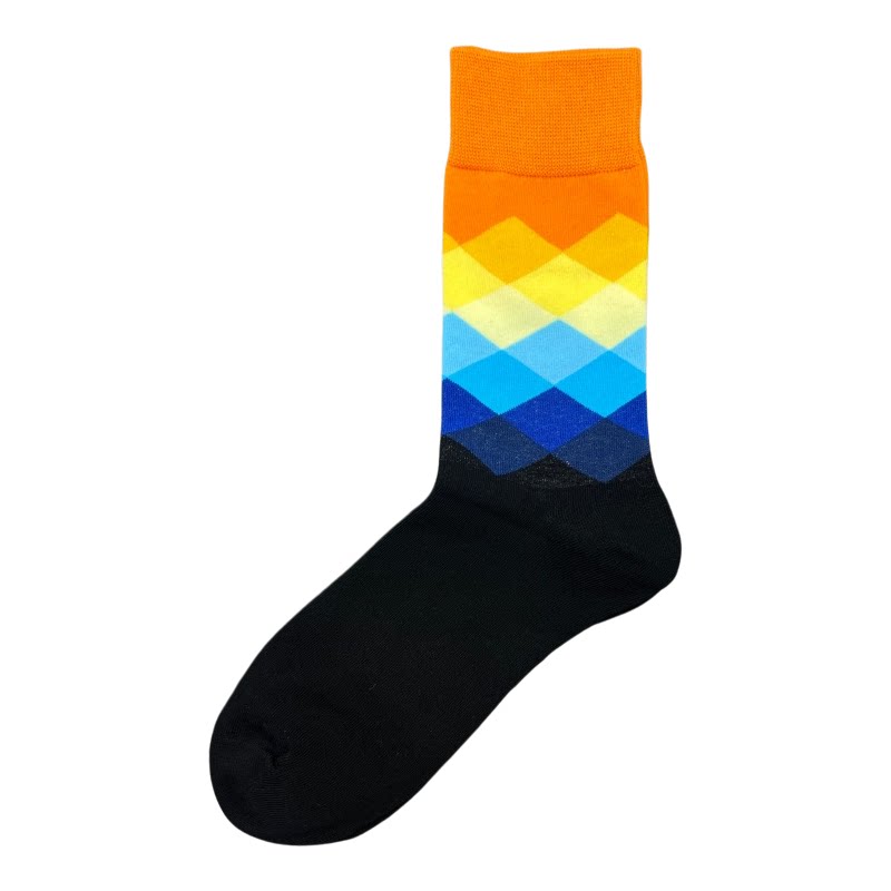 happysocks瑞典潮牌男士中筒袜子