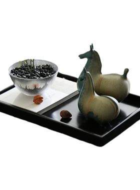 仿真绿植陶瓷马托盘组合套装