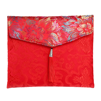 布袋大号流苏绸缎新年公司年会