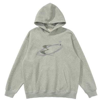 个性简约刺绣百搭宽松BF通勤卫衣