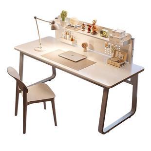 书桌学生家用电脑桌女生卧室学习桌写字台小型书架一体桌子办公桌