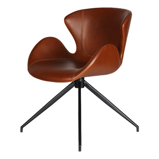 餐椅可旋转欧式小椅子餐桌椅子家用艺术感椅靠背餐凳北欧风椅901