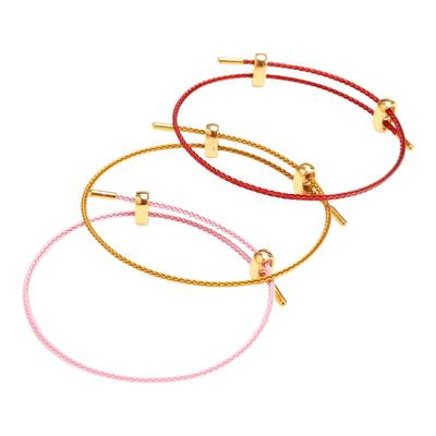 超细双向可调节钢丝手绳可穿配饰