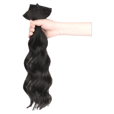 假发女蓬松增发量长卷真发接发片