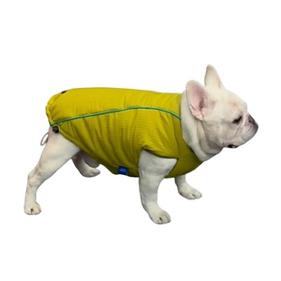 冬季新款法斗巴哥斗牛犬衣服加厚保暖双面马甲外套胖狗棉服棉衣潮