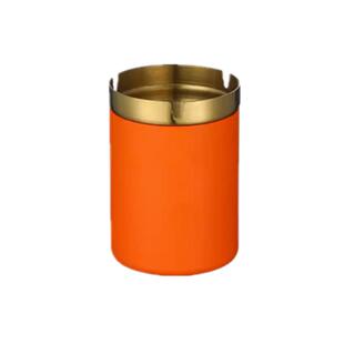 防飞灰烟灰缸不锈钢家用带盖创意漏斗个性客厅卧室防摔烟灰缸防风