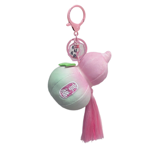 可以能录音的葫芦毛绒挂件国风流苏玩偶好运连连包包文创挂件娃娃