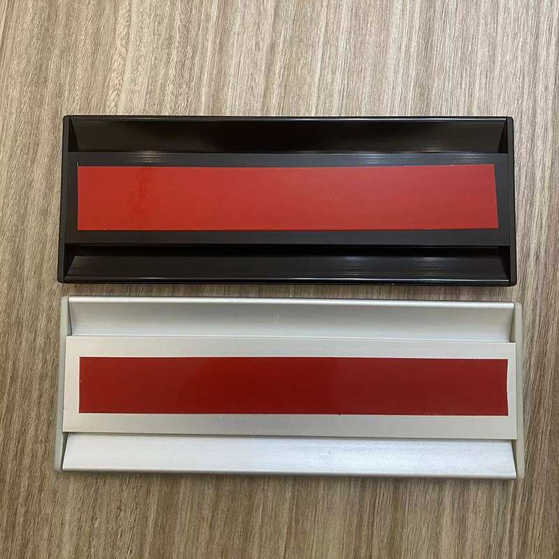 铝合金弧形科室牌门牌 21*8单面指示牌空白拱形岗位牌学校班级牌