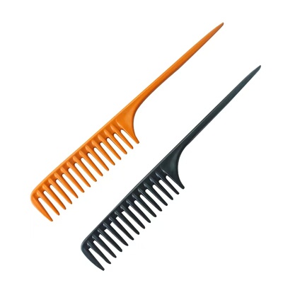 专业美发梳子尖尾梳女梳造型宽齿梳家用卷发梳发廊挑梳打毛盘发梳