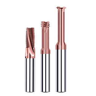 68度全牙钨钢螺纹铣刀 高硬度淬火专用 满牙钨钢螺纹铣牙刀M1-M36