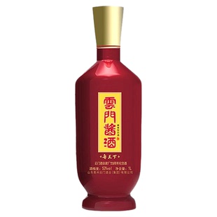 【云门酱酒】鲁天下厂庆纪念版酱香型白酒53度 1L装 升值收藏