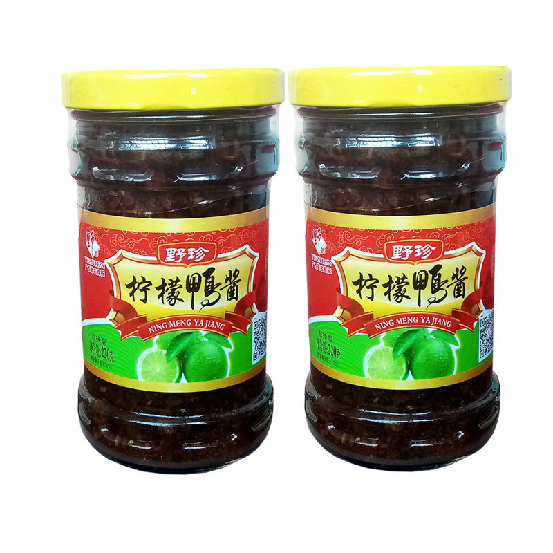 野珍柠檬鸭酱广西龙州特产